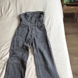 PrettyLittleThing Gray Jumpsuit